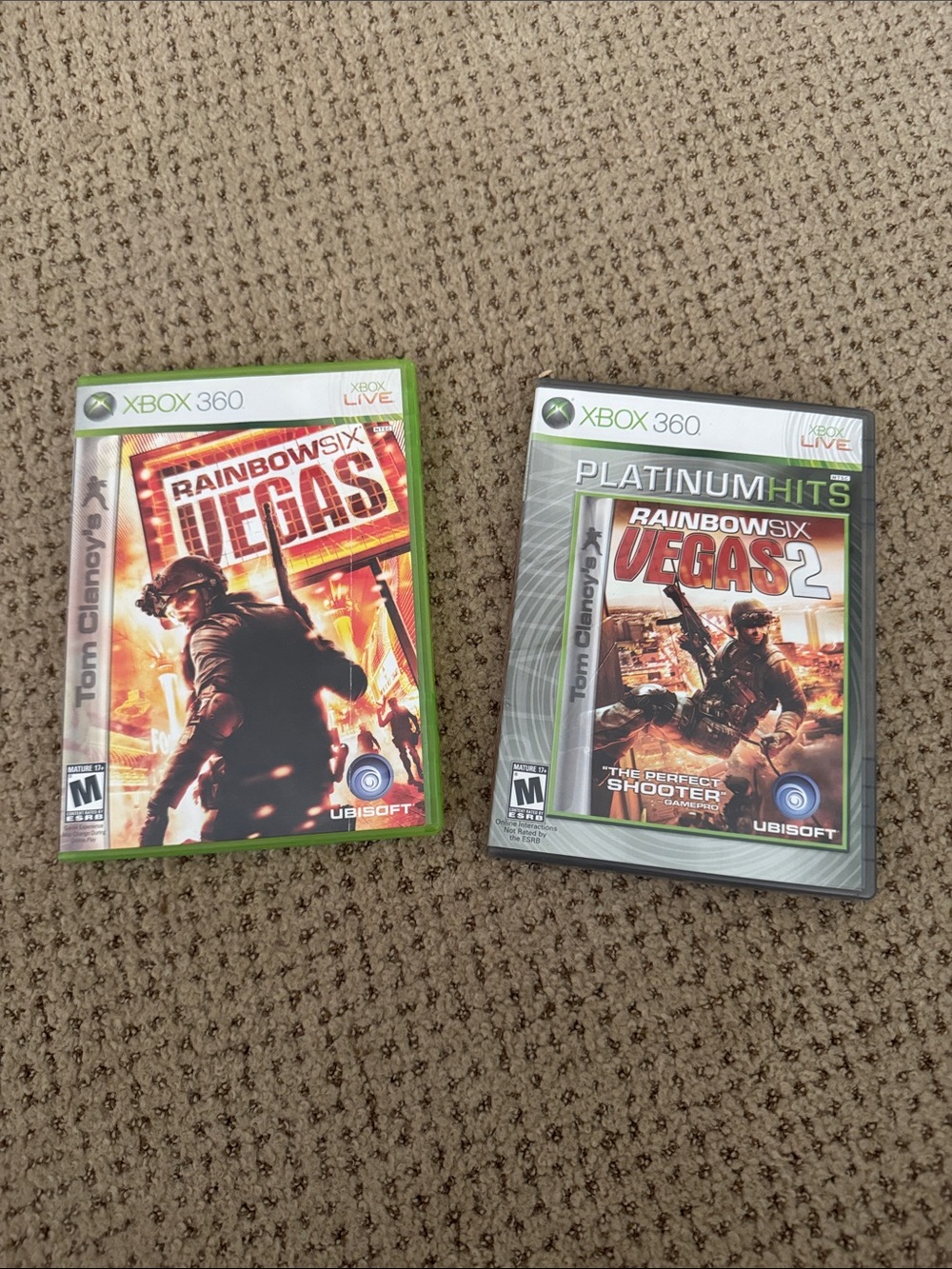 Microsoft Xbox 360 Tom Clancy's Rainbow Six Vegas Duo (Green, Gray)